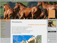 Tablet Screenshot of pferdesache.com